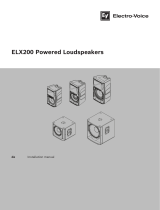 Electro-Voice ELX200 Powered Loudspeakers Bedienungsanleitung