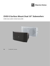 Electro-Voice EVID-S Dual 10-Zoll-Subwoofer Bedienungsanleitung