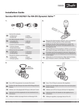 Danfoss Service Kit for RA-DV Dynamic Valve™ Installationsanleitung