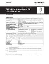 Renishaw RLP40 Data Sheets