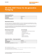 Renishaw SS 316L-0407 powder Data Sheets