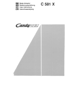 Candy C 581 X Bedienungsanleitung