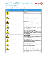 Xerox Color 8250 Production Benutzerhandbuch