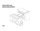Xerox 8825 Benutzerhandbuch