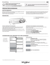 Whirlpool ARG 750/A+ Daily Reference Guide