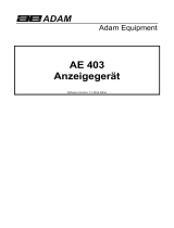 Adam Equipment AE403 Benutzerhandbuch