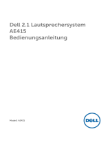 Dell 2.1 Speaker System AE415 Benutzerhandbuch