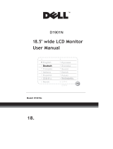 Dell D1901N Benutzerhandbuch