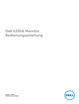 Dell E2016 Benutzerhandbuch