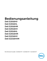Dell E2016HM Benutzerhandbuch