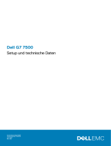 Dell G7 15 7500 Schnellstartanleitung