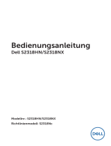 Dell S2318HN/S2318NX Benutzerhandbuch