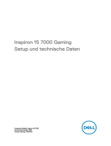 Dell Inspiron 15 Gaming 7567 Schnellstartanleitung