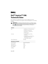 Dell Inspiron 1546 Spezifikation