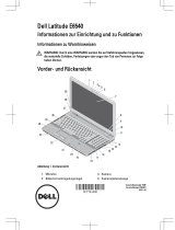 Dell Latitude E6540 Schnellstartanleitung