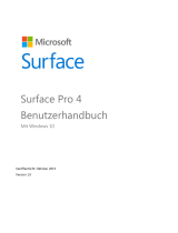 Dell Surface Pro 4 Benutzerhandbuch