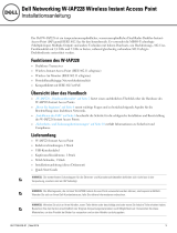 Dell W-Series 228 Access Points Bedienungsanleitung