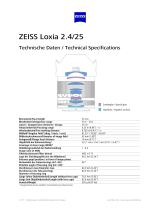 Zeiss Loxia 2.4/25 Datasheets