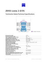 Zeiss Loxia 2/35 Datasheets