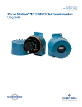 Micro Motion 9739 MVD ElektronikmodulUpgrade-RETROFIT Benutzerhandbuch