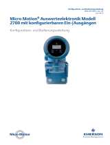 Micro Motion Auswerteelektronik Modell 2700 mit konfigurierbaren Ein-Ausgängen-INPUT OUTPUT Bedienungsanleitung