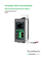Eurotherm Kompakter SCR-Thyristorsteller EPack Einphasig EtherCAT Bedienungsanleitung