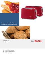 Bosch TAT3A011GB Village 2 Slice Toaster Benutzerhandbuch