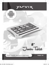 Yarvik Junior Tablet Series Junior Tablet 8” TAB08-150 Schnellstartanleitung