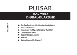 Pulsar W864 Bedienungsanleitung