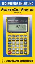 Calculated Industries 8528 Benutzerhandbuch