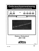 Juno JEH1100WS            Benutzerhandbuch