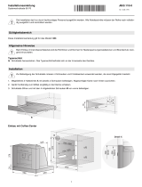 V-ZUG 953 Installationsanleitung