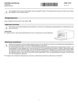 V-ZUG 769 Installationsanleitung