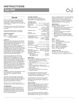 OJ Electronics PRH-1212 Bedienungsanleitung