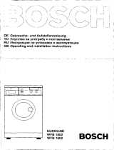 Bosch WFB1002BY/27 Bedienungsanleitung