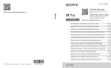 Sony Alpha A7S II Body Benutzerhandbuch