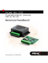 PEAK-System PCAN-RS-232 Bedienungsanleitung