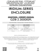 Ground Zero IRIDIUM SERIES Bedienungsanleitung