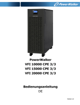 PowerWalker VFI 15000 CPE 3/3 BI Bedienungsanleitung