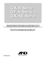 AND GX-A-Serie Benutzerhandbuch