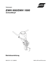 ESAB EWH 600 / EWH 1000 Benutzerhandbuch