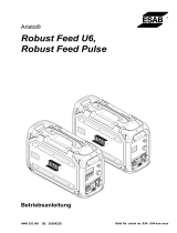 ESAB Robust Feed U6, Robust Feed Pulse Benutzerhandbuch