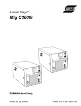 ESAB Mig C3000i - Origo™ Mig C3000i, Aristo® Mig C3000i Benutzerhandbuch