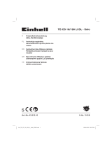 Einhell Expert Plus TE-CS 18/190 Li BL Benutzerhandbuch