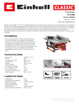 EINHELL TC-TS 200 Product Sheet