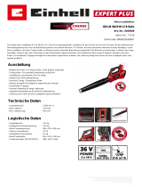 EINHELL GE-LB 36/210 Li E-Solo Product Sheet