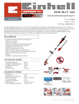 EINHELL GE-HC 18 Li T-Solo Product Sheet