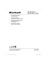 EINHELL Expert GE-CM 36/37 Li (2x3,0Ah) Benutzerhandbuch