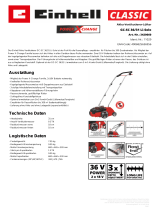 EINHELL GC-SC 36/31 Li-Solo Product Sheet