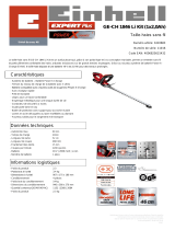 EINHELL GE-CH 1846 Li Kit (1x2,0Ah) Product Sheet